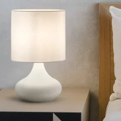 Abat Jour-Perenz Illuminazione Abat jour camera da letto bianca paul