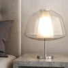 Abat Jour-Top Light Abat jour camera da letto moderna to plight vetro trasparente