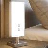 Abat Jour-Top Light Abat jour camera da letto moderna in vetro bianco shadow
