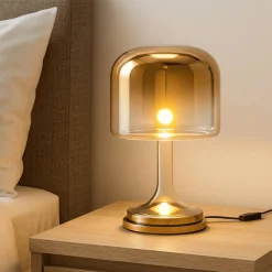 Abat Jour-Maytoni Abat-jour da comodino camera da letto spirito oro led 3000k