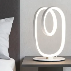 Abat Jour-Gea Luce Abat jour da comodino diva titanio design moderna