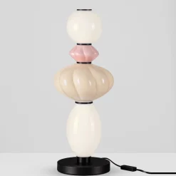 Abat Jour-Selezionato da Mazzolaluce Abat-jour da comodino lampada moderna ceramica vetro led 16w 3000k