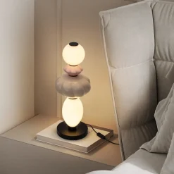 Abat Jour-Selezionato da Mazzolaluce Abat-jour da comodino lampada moderna ceramica vetro led 16w 3000k