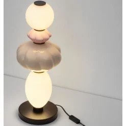 Abat Jour-Selezionato da Mazzolaluce Abat-jour da comodino lampada moderna ceramica vetro led 16w 3000k