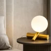 Abat Jour-Linea Light Abat jour da comodino led 3000k oro rossini ca148fhgwdi