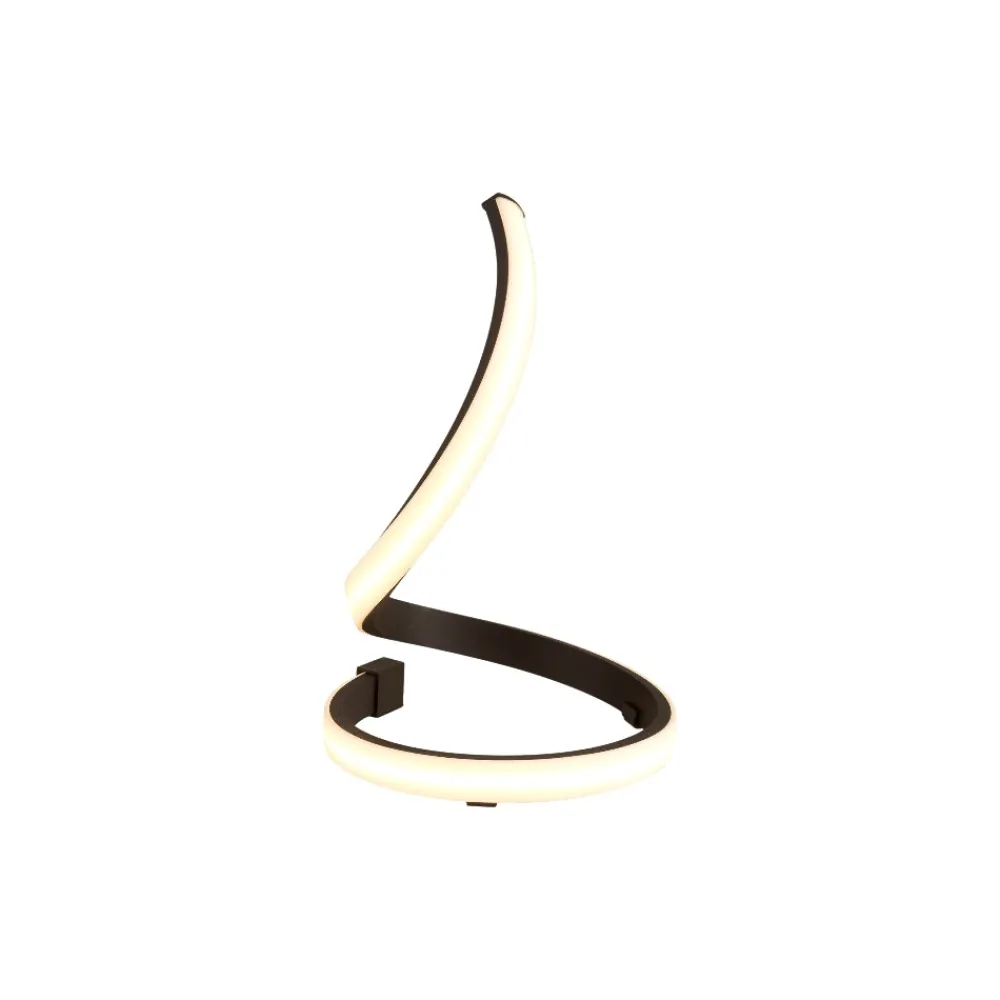 Abat Jour-Selezionato da Mazzolaluce Abat-jour da comodino moderna led marrone ossido per camera da letto