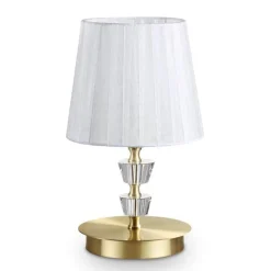 Abat Jour-Ideal Lux Abat jour da comodino pegaso tl1 oro per camera da letto