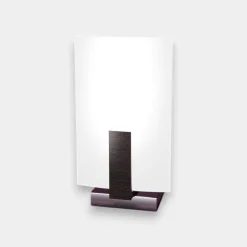 Abat Jour-Top Light Abat jour da comodino per camera da letto moderna legno wenge