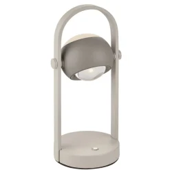 Abat Jour-Selezionato da Mazzolaluce Abat-jour grigio antracite lampada portatile a batteria con telecomando
