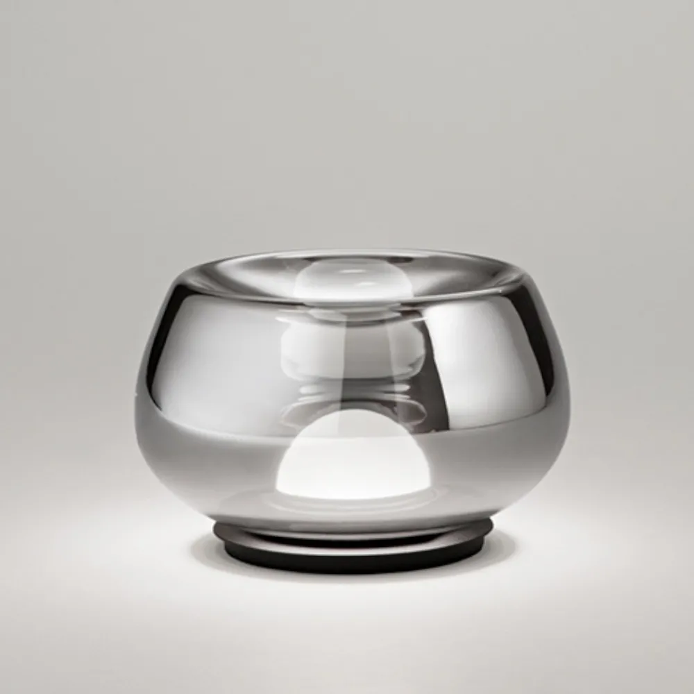 Abat Jour-Perenz Illuminazione Abat-jour kave perenz moderna di vetro fume specchio lampada led 3000k