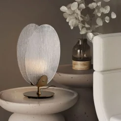 Abat Jour-Selezionato da Mazzolaluce Abat-jour lamapada da comodino design conchiglia di vetro