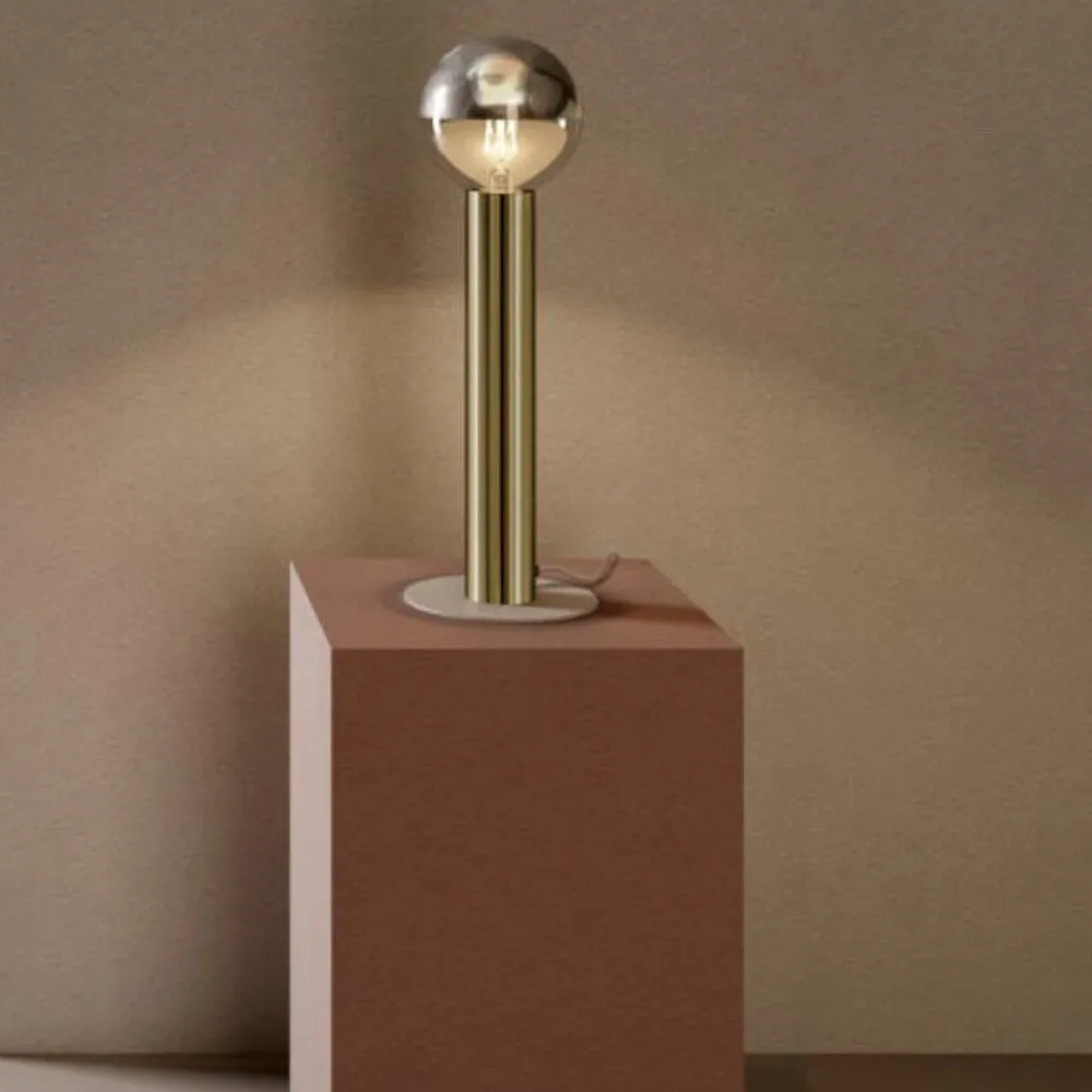 Abat Jour-Linea Light Abat-jour lampada birba tab ottone lucido per camera da letto
