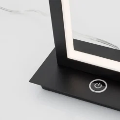 Abat Jour-Selezionato da Mazzolaluce Abat-jour lampada da comodino nera led 12w 3000k design