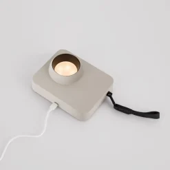 Abat Jour-Selezionato da Mazzolaluce Abat-jour lampada da comodino macchina fotografica moderna blu grigio