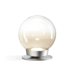Abat Jour-Miloox Abat jour lampada da comodino sfera 25cm di vetro jotto
