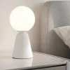Abat Jour-Selezionato da Mazzolaluce Abat-jour lampada da comodino bianca sfera di vetro moderna