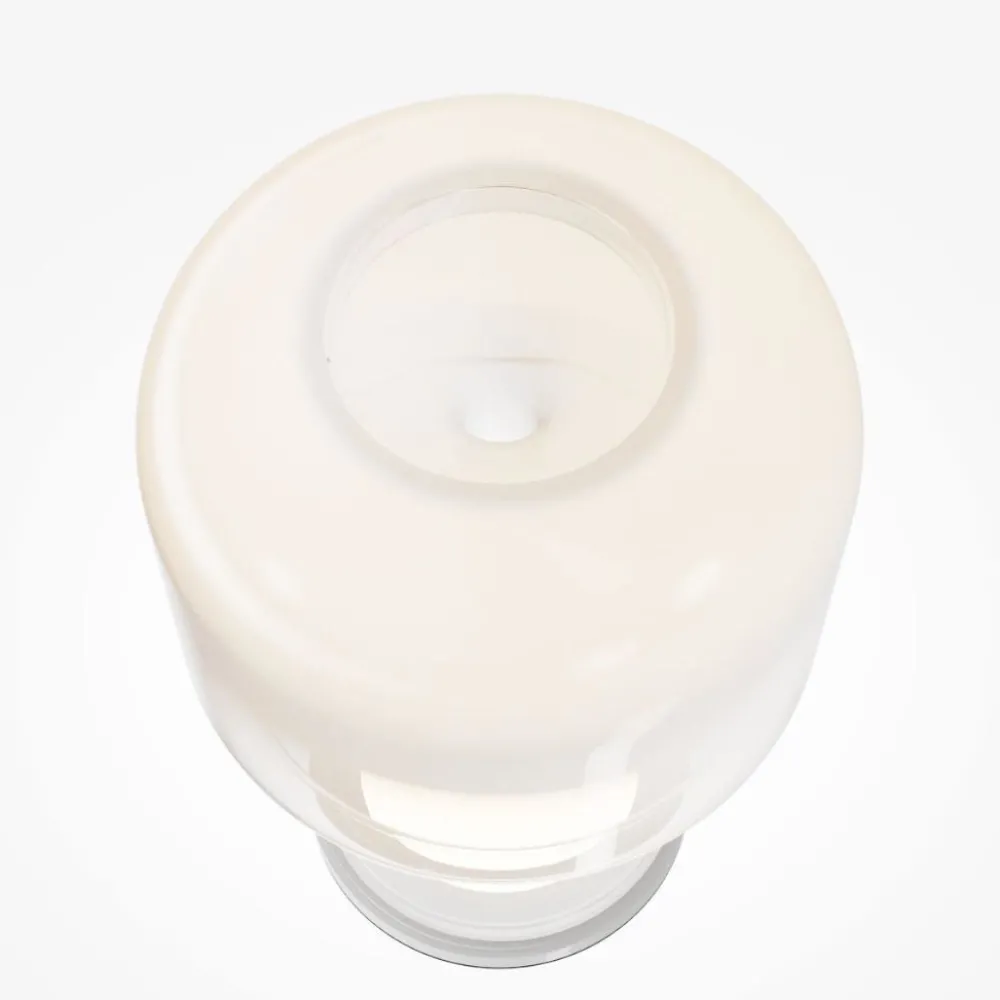 Abat Jour-Maytoni Abat-jour lampada da comodino spirito vetro bianco led 3000k