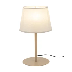 Abat Jour-Selezionato da Mazzolaluce Abatjour lampada da comodino sabbia con paralume per camera da letto moderna