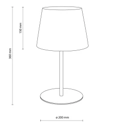 Abat Jour-Selezionato da Mazzolaluce Abatjour lampada da comodino sabbia con paralume per camera da letto moderna
