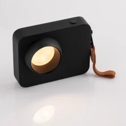Abat Jour-Selezionato da Mazzolaluce Abat-jour macchina fotografica portatile nera moderna