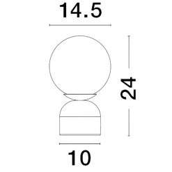 Abat Jour-Selezionato da Mazzolaluce Abat jour per camera da letto effetto marmo
