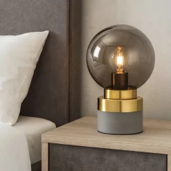 Abat Jour-Selezionato da Mazzolaluce Abat-jour per camera da letto grigio oro