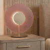Abat Jour-Ondaluce Abat jour per cameretta lt candy vetro rosa led moderna