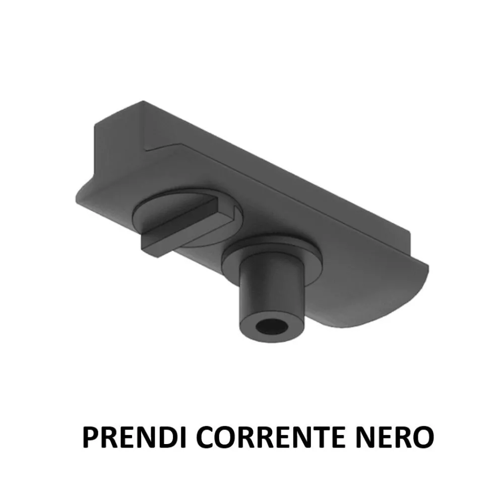 Illuminazione A Binario-Selezionato da Mazzolaluce Accessorio kit a sospensione per binario monofase nero