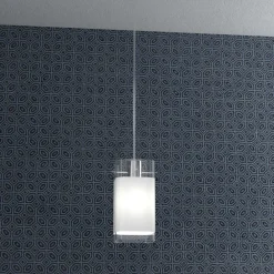 Illuminazione A Binario-Selezionato da Mazzolaluce Accessorio kit lampada a sospensione cilindro per binario monofase bianco