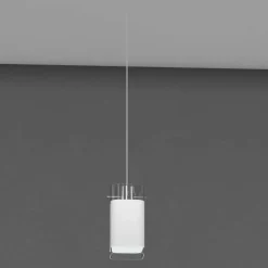 Illuminazione A Binario-Selezionato da Mazzolaluce Accessorio kit lampada a sospensione cilindro per binario monofase bianco