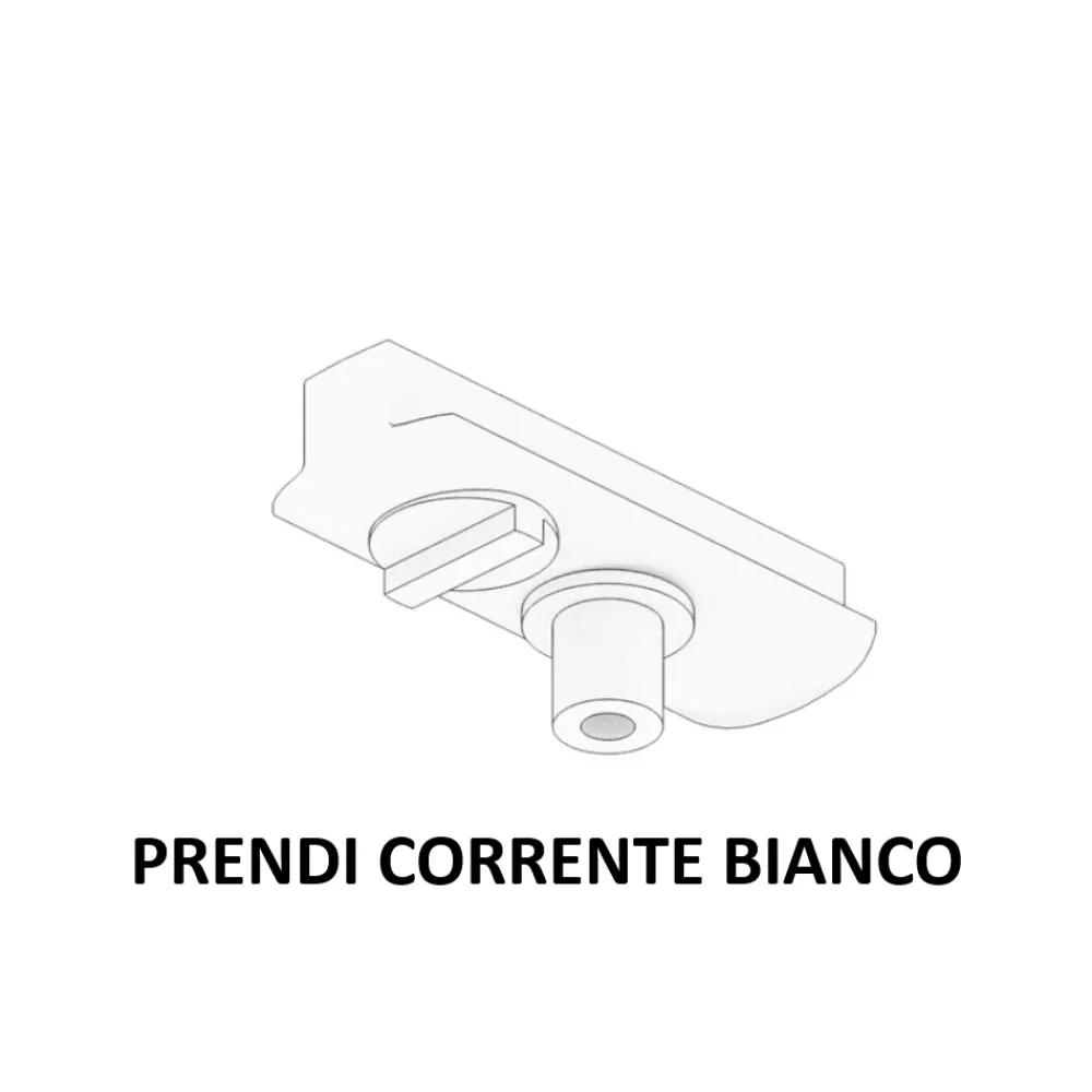 Illuminazione A Binario-Selezionato da Mazzolaluce Accessorio kit lampada a sospensione cubo bianco per binario monofase