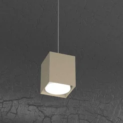 Illuminazione A Binario-Selezionato da Mazzolaluce Accessorio kit lampada a sospensione sabbia per binario monofase bianco