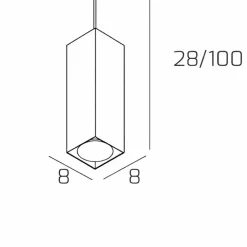 Illuminazione A Binario-Selezionato da Mazzolaluce Accessorio kit sospensione grigia per binario monofase bianco