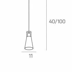 Illuminazione A Binario-Top Light Accessorio lampada a sospensione per binario monofase bianco