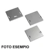 Strisce Led-Selezionato da Mazzolaluce Accessori tappi di chiusura 3pz grigio per diffusore alto profilo strip