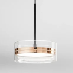 Lampade A Sospensione-Perenz Illuminazione Aere perenz lampada a sospensione oro rosa led 3000k moderna