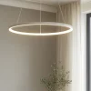 Lampadari Moderni-Affralux aluring lampadario moderno 26w cerchio bianco