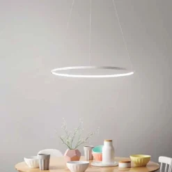 Lampadari Moderni-Affralux aluring lampadario moderno 26w cerchio bianco