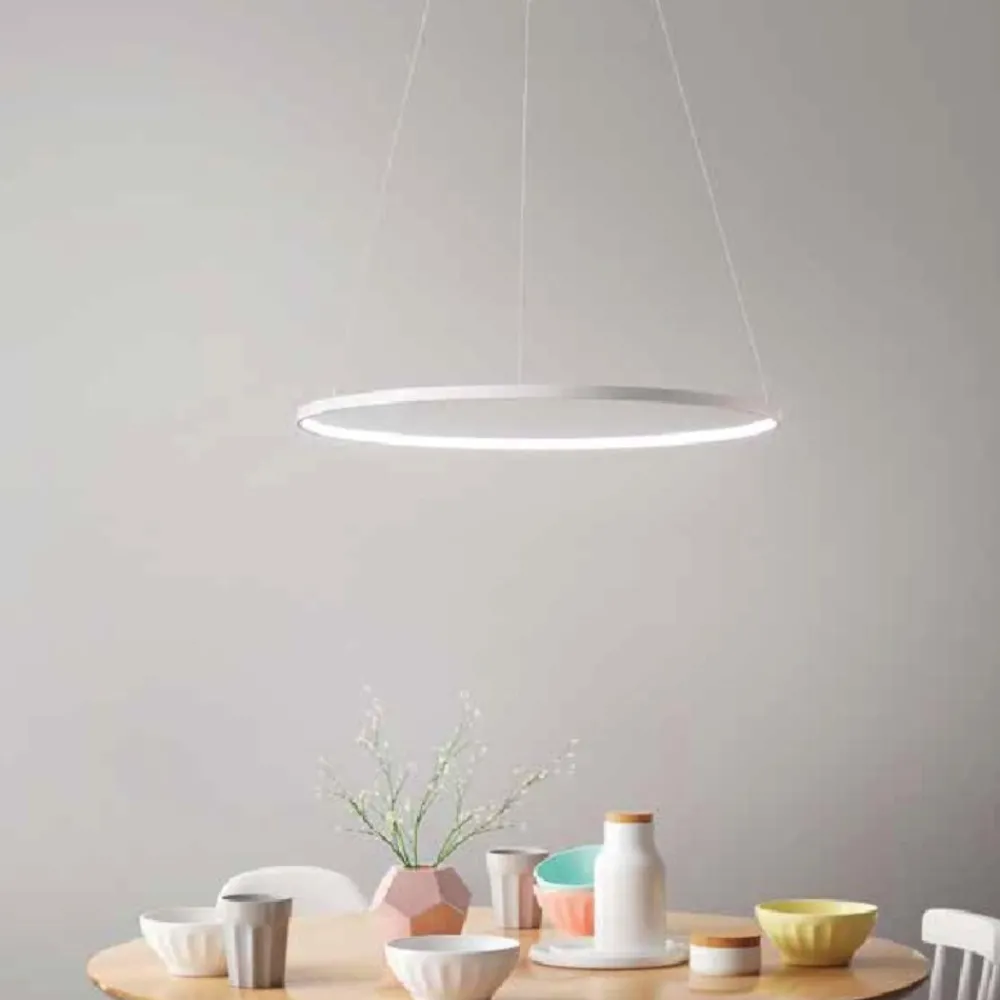 Lampadari Moderni-Affralux aluring lampadario moderno 26w cerchio bianco