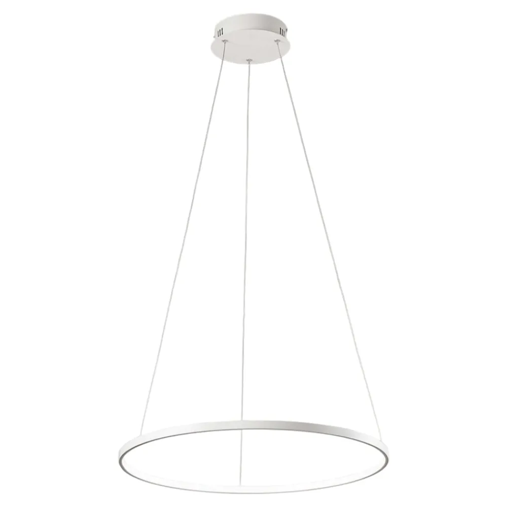 Lampadari Moderni-Affralux aluring lampadario moderno 26w cerchio bianco