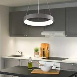 Lampadari Moderni-Affralux band diodi 80cm lampadario cerchio led antracite