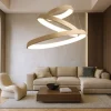 Lampadari Moderni-Affralux band diodi lampadario moderno cerchi led sabbia