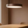 Lampadari Moderni-Affralux band diodi lampadario cerchio 60cm marrone caffe