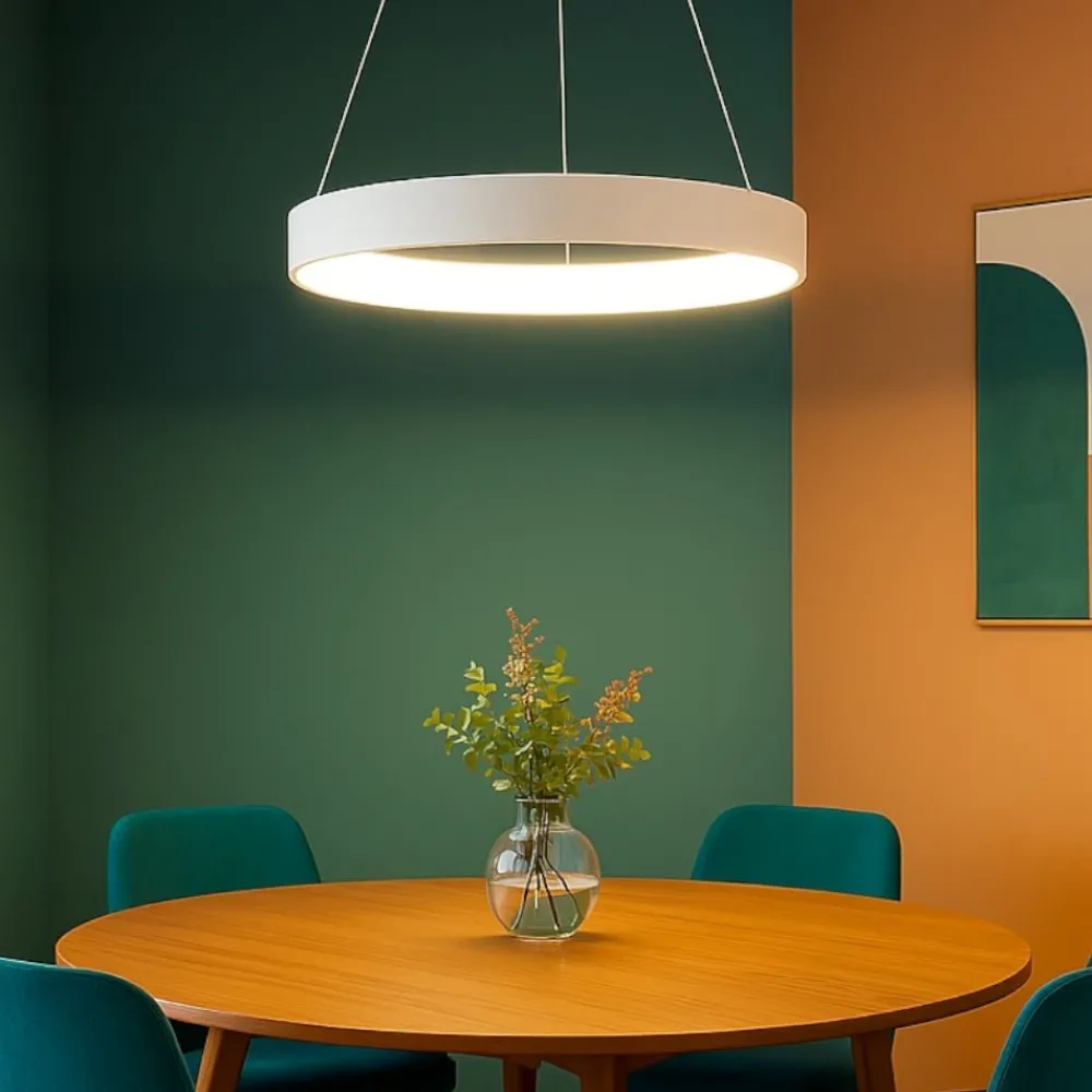 Lampadari Moderni-Affralux band diodi lampadario 60cm cerchio bianco led 3200k