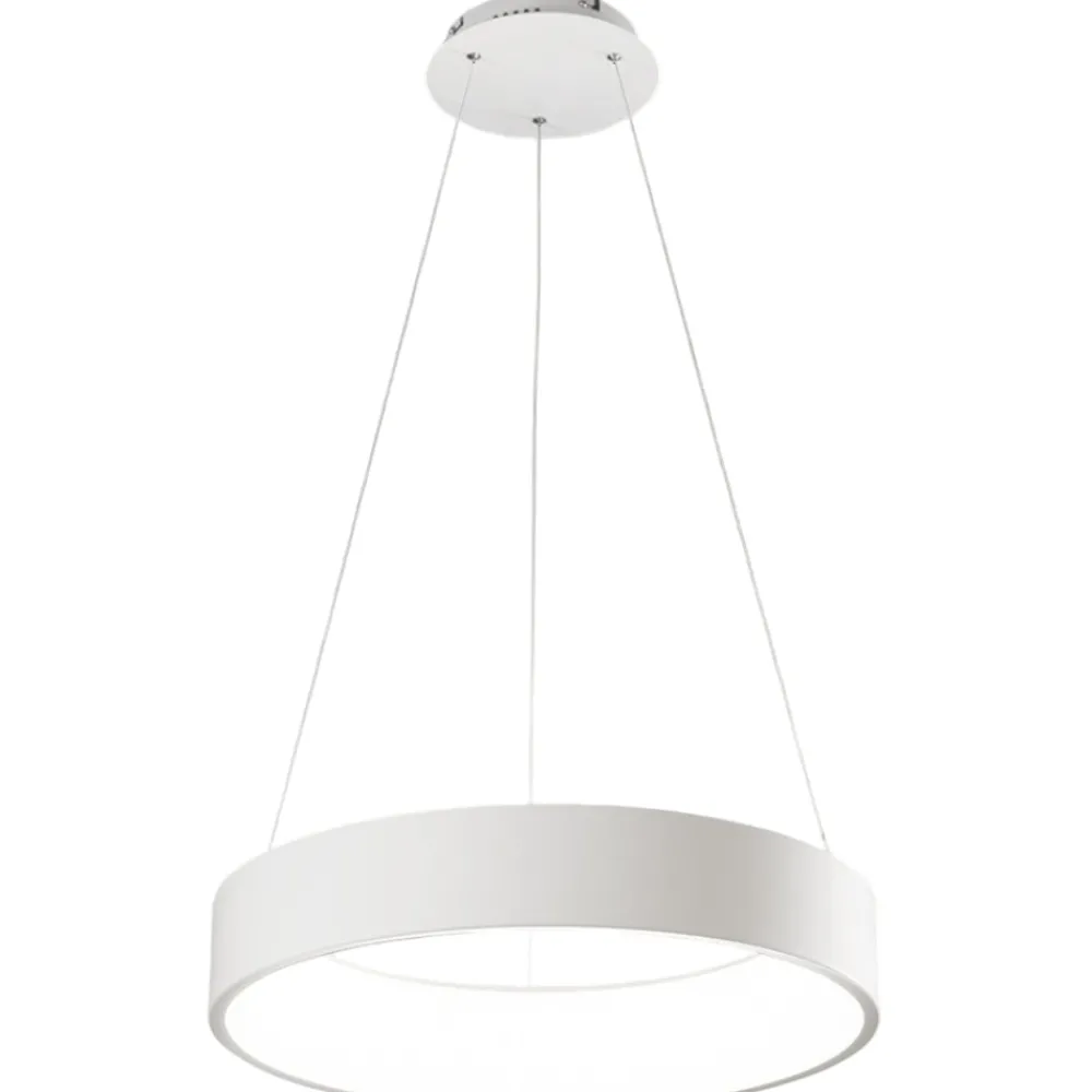 Lampadari Moderni-Affralux band diodi lampadario 60cm cerchio bianco led 3200k