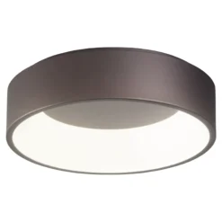 Plafoniere Moderne-Affralux band diodi plafoniera cerchio da cucina 25w 3200k caffe marrone