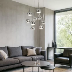 Lampadari Moderni-Affralux bol lampadario per soggiorno moderno