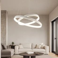 Lampadari Moderni-Affralux diodi lampadario per soggiorno moderno led 82w 3200k bianco