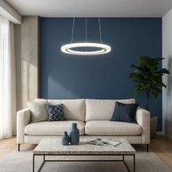 Lampadari Moderni-Affralux lampadario moderno acryled anello led 4w 3000k