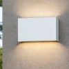 Applique Da Esterno-Affralux wally applique da esterno moderna bianco 20w 3000k 4000k